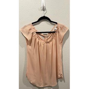 LC LAUREN CONRAD Blush Pink Blouse